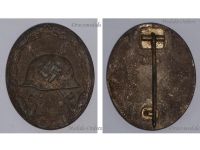 Germany WW2 Silver Wound Badge 1940 1945 Maker 107 