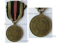 Germany Prussia Commemorative Medal for the Franco-Prussian War 1870 1871 in Bronze for Combatants from Captured Cannons