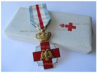 Greece Hellenic Red Cross Decoration of Honorary Distinction 1956 Gold Cross 2nd Class Boxed by Kelaides