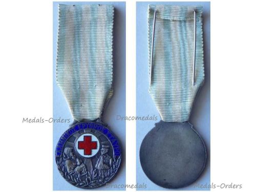 Greece WW1 Hellenic Red Cross Silver Medal 1924