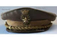 Italy Officer's Visor Cap for Lieutenant Veterinarian Doctor of the Italian Army Medical Corps Korean War 1950 1953