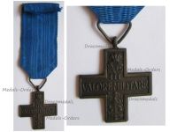 Italy WW2 Cross for Military Valor Valore Militare 1943 Type B
