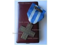 Italy WW2 Cross for Military Valor Croce Al Valor Militare 1941 1942 with Gladius Sword FERT Boxed by Cravanzola