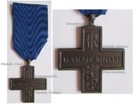 Italy WW2 Cross for Military Valor Al Valore Militare 1949 Italian Republic Type A