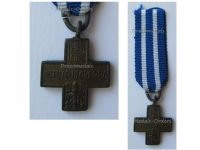 Italy WW2 Cross for War Merit 1940 1945 Italian Republic 1949 MINI