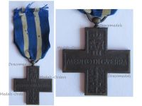 Italy WW1 Cross for War Merit Maker Marked N