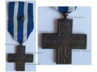 Italy WW1 Cross for War Merit with Bronze Crown