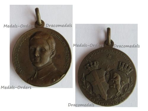 Italy Commemorative Medal for the Turin Stadium Exhibition 1921 by Saroldi