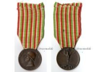 Italy WW1 Italian Unification Commemorative Medal for the War of 1915 1918 by Johnson