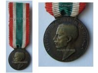 Italy WW1 Italian Unification 1848 1918 Commemorative Medal for the Widows of the Great War by CBC Signed by Nelli & Rivalta MINI