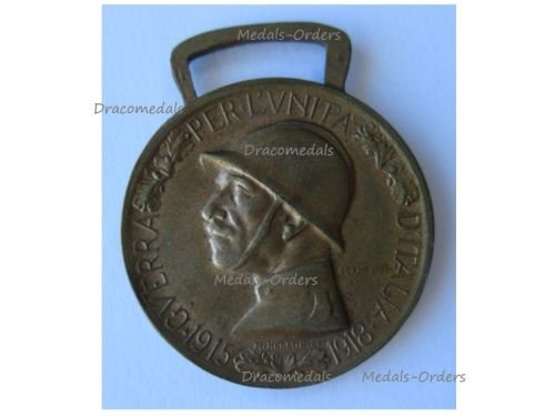 Italy WW1 Italian Unification Commemorative Medal for the War of 1915 1918 by Nelli Inc