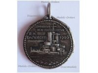 Italy WW1 RN Emanuele Filiberto Battleship Patriotic Medal 1906 by Johnson