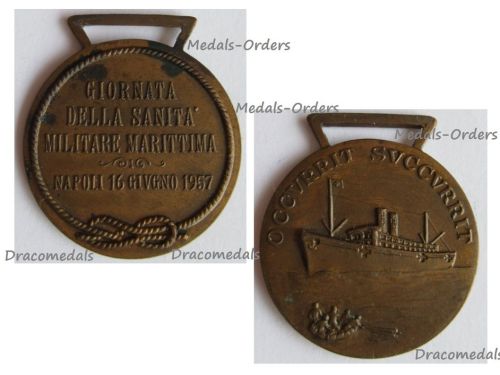 Italy Commemorative Medal of the Maritime Medicine Convention Naples 1957