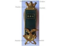 Italy Officer Rank Insignia Badge of Alpini Captain (Alpine Mountain Infantry Troops) Italian Republic Korean War 1950 1953