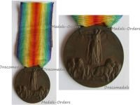 Italy WW1 Victory Medal by Johnson Official Type 2