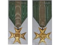 Italy WW1 Gilt Military Cross for Long Service XXV for 25 Years for NCOs 1900 1912
