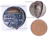 Italy WW1 Badge of the Italian National Association of Combatants and Veterans 1923 Marked Reduci