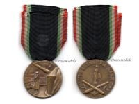 Italy WW2 MVSN Blackshirts Militia Commemorative Medal for the Maritime Coastal Artillery 