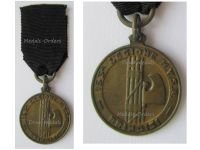 Italy WW2 MVSN Medal of the 153rd Legion Division Salentina Brindisi of the Blackshirts Militia for the Ethiopian Campaign 1935 1936