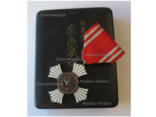 Japan WW1 Order of Merit of the Japanese Red Cross Society Gold Cross Boxed