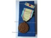 South Korea RoK Korean War Service Medal 1950 1953 Boxed with Ribbon Bar