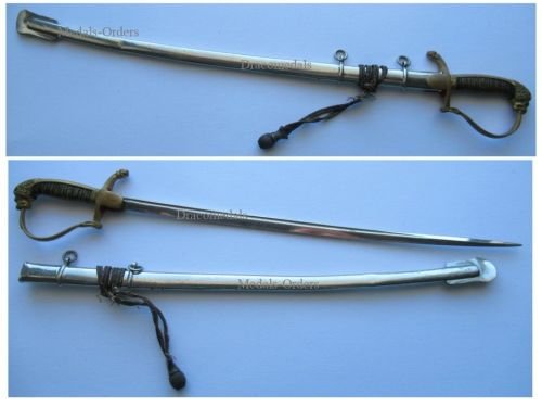 Germany Prussia WW1 Officer's Sword Letter Opener with Lion Head Grip for the Imperial Guard Regiments MINI