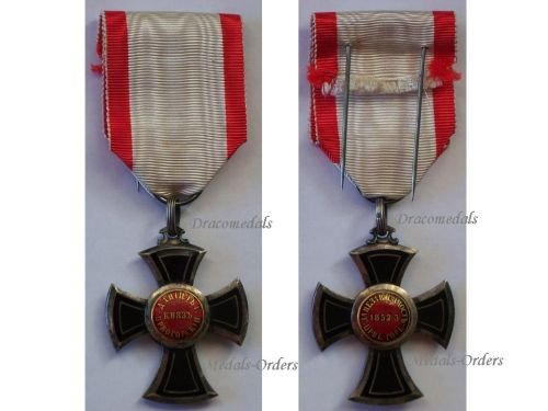 Montenegro Order of Danilo I Knight's Cross 5th Class 2nd type 1861 1873 by Arthus Bertrand