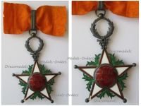 Morocco WW1 Royal Order of Ouissam Alaouite Commander's Star 2nd Type