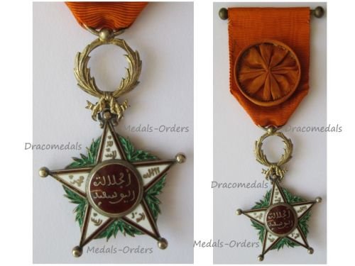 Morocco WW1 Royal Order of Ouissam Alaouite Officer's Star 1st Type