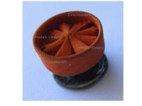 Morocco WW1 Royal Order of Ouissam Alaouite Officer's Star Ribbon Rosette Lapel Pin 1st Type