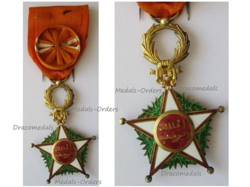 Morocco WW1 Royal Order of Ouissam Alaouite Officer's Star 2nd Type 