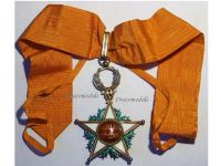 Morocco WW1 Royal Order of Ouissam Alaouite Commander's Star 2nd Type