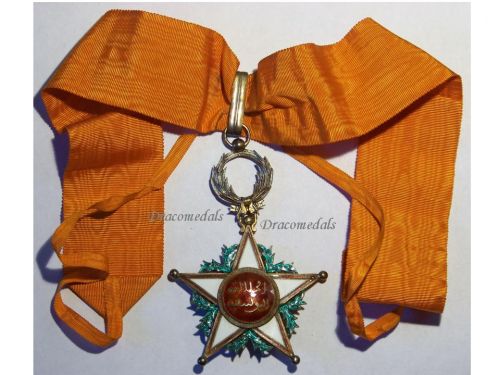 Morocco WW1 Royal Order of Ouissam Alaouite Commander's Star 2nd Type