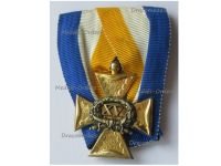 Netherlands Officer's Long Military Service Cross for XV Years 1906 1953 by Van Wielik