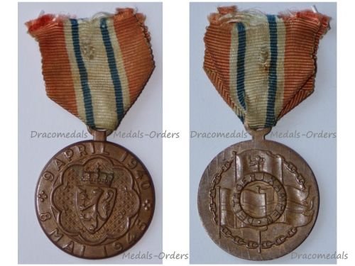 Norway WW2 Narvik Participation Medal 1940 1945 by J. Tostrup