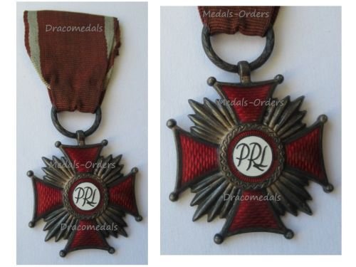 Poland Cross of Merit Silver Class PRL People's Republic of Poland 1952