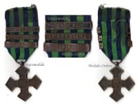 Romania WW1 Commemorative War Cross 1916 1918 with 3 Clasps (Ardeal, Marasti, 1919)