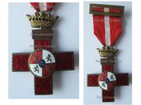 Spain WW2 Order Military Merit Cross with Red Distinction General Franco 1938 1943