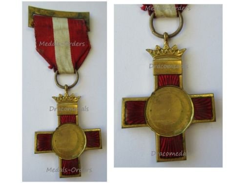 Spain WW2 Order Military Merit Cross with Red Distinction General Franco 1938 1943