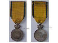 Sweden WW1 Royal Order of the Sword Silver Medal Dated 1929 King Gustav V Issue