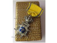 Sweden WW1 Royal Order of the Sword Silver Cross by Carlman Boxed 