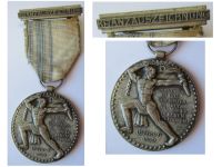 Switzerland Silver Medal of the Zurich Defense Day 1956 for 2nd Place Winners by Huguenin Freres