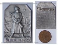 Switzerland WW2 Soldier's Badge Christmas 1939 by Paul Kramer