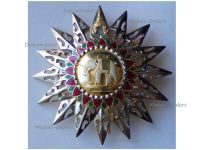 Thailand Most Exalted Order White Elephant Grand Cross Chest Star I Class