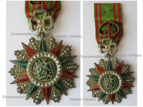 Tunisia Order of Nichan Iftikhar Officer's Star Sadok Bey 1859 1882