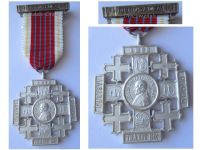 Vatican Jerusalem Cross 2nd Class with Clasp Jerusalem in Silver 800 by CDF Italy
