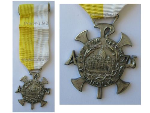 Vatican Commemorative Medal of the 2nd Ecumenical Council 1965 Pope Paul VI in Silver 800