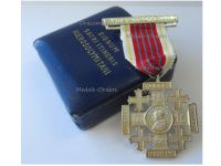 Vatican WW1 Jerusalem Cross 2nd Class with Clasp Jerusalem in Silver 800 Boxed