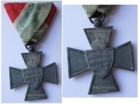 Hungary WW2 National Defense Cross 1940 Regular Type in Zinc
