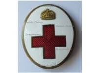 Hungary WW2 Hungarian Red Cross Badge for Doctors and Medics 1920 1945 by Erdely & Szabo